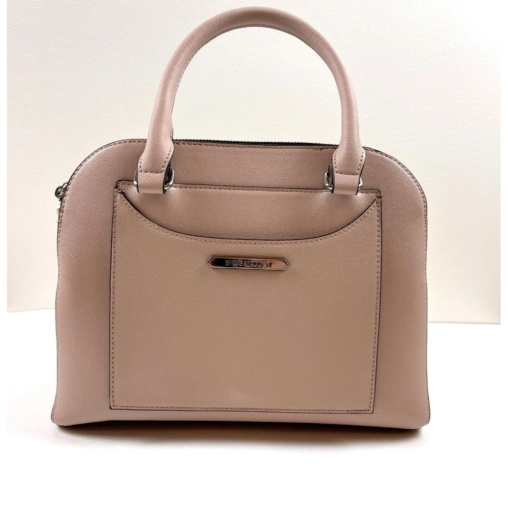 Steve Madden Women's Mauve Pink Hand Bag Silver Hardware